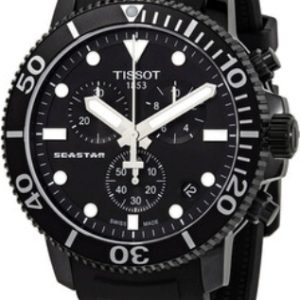 Tissot Herrklocka T120.417.37.051.02 Seastar 1000 Svart/Gummi Ø45.5