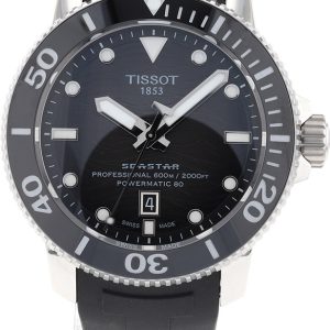 Tissot Herrklocka T120.607.17.441.00 Seastar Svart/Gummi Ø46 mm