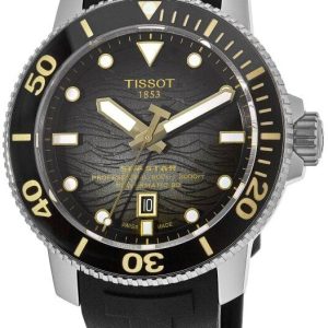 Tissot Herrklocka T120.607.17.441.01 Seastar Grå/Gummi Ø46 mm