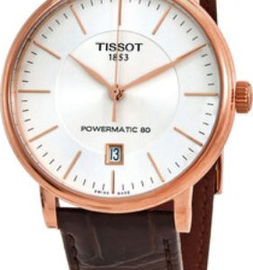 Tissot Herrklocka T122.407.36.031.00 Carson Silverfärgad/Läder Ø40