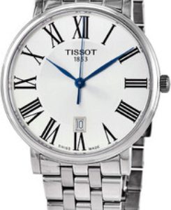 Tissot Herrklocka T122.410.11.033.00 Carson Silverfärgad/Stål Ø40