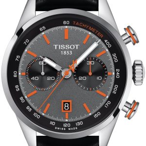 Tissot Herrklocka T123.427.16.081.00 Alpine On Board Grå/Läder Ø45