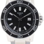 tissot herrklocka t125.610.11.051.00 supersport svart/stål ø44 mm