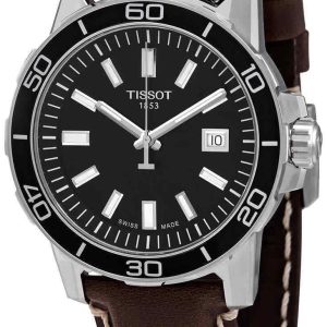 Tissot Herrklocka T125.610.16.051.00 Supersport Svart/Läder Ø44 mm