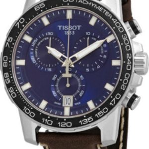 Tissot Herrklocka T125.617.16.041.00 T-Sport Blå/Läder Ø45.5 mm