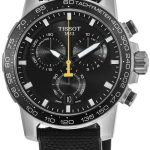 tissot herrklocka t125.617.17.051.02 supersport svart/gummi ø45.5 mm