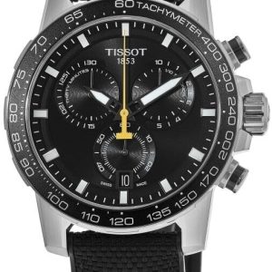 Tissot Herrklocka T125.617.17.051.02 Supersport Svart/Gummi Ø45.5 mm