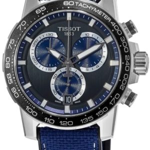 Tissot Herrklocka T125.617.17.051.03 Supersport Svart/Gummi Ø45.5 mm