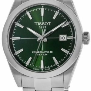 Tissot Herrklocka T127.407.11.091.01 Powermatic 80 Grön/Stål Ø40 mm