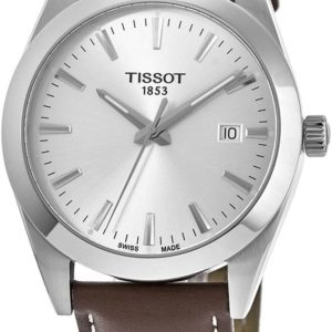 Tissot Herrklocka T127.410.16.031.00 T-Classic Silverfärgad/Läder