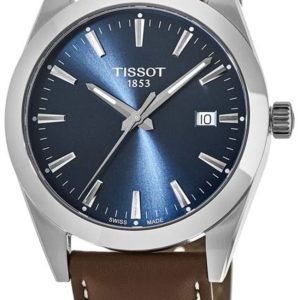 Tissot Herrklocka T127.410.16.041.00 T-Classic Blå/Läder Ø40 mm