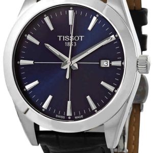 Tissot Herrklocka T127.410.16.041.01 T-Classic Blå/Läder Ø40 mm