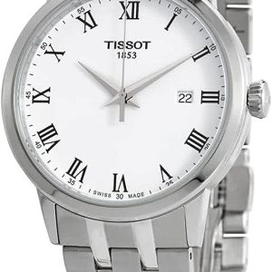 Tissot Herrklocka T129.410.11.013.00 T-Classic Vit/Stål Ø42 mm