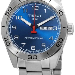 Tissot Herrklocka T131.430.11.042.00 Powermatic 80 Blå/Stål Ø42 mm