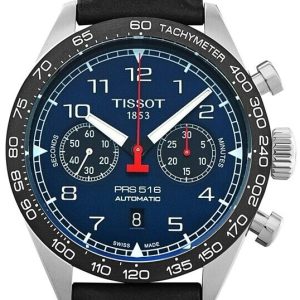 Tissot Herrklocka T131.627.16.042.00 Prs 516 Blå/Läder Ø45 mm