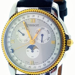 Tissot Herrklocka T46245673 Beige/Läder Ø36 mm