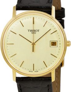 Tissot Herrklocka T71.3.401.21 T-Gold GoldRun Champagnefärgad/Läder