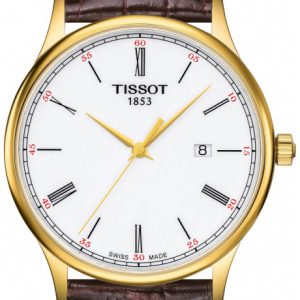 Tissot Herrklocka T914.410.46.013.00 T-Gold Vit/Läder Ø39 mm