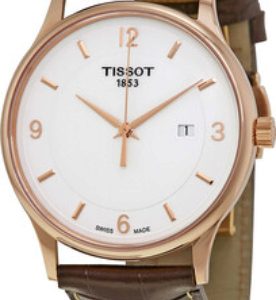 Tissot Herrklocka T914.410.46.017.00 T-Gold Vit/Läder Ø39 mm