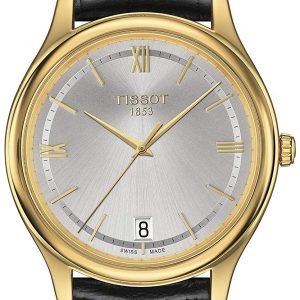 Tissot Herrklocka T924.410.16.038.00 T-Gold Silverfärgad/Läder Ø40