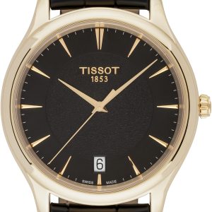 Tissot Herrklocka T924.410.16.051.00 T-Gold Svart/Läder Ø40 mm