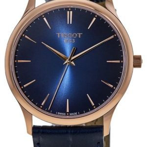 Tissot Herrklocka T926.410.76.041.00 T-Gold Blå/Läder Ø40 mm