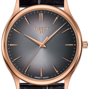 Tissot Herrklocka T926.410.76.061.00 T-Gold Grå/Läder Ø40 mm