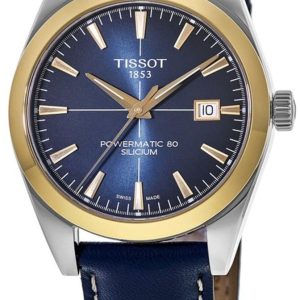 Tissot Herrklocka T927.407.46.041.01 Silicium Blå/Läder Ø40 mm