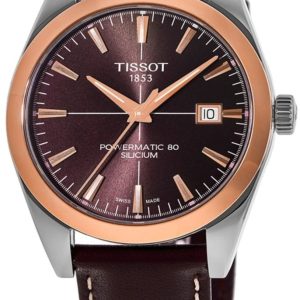 Tissot Herrklocka T927.407.46.291.00 T-Gold Brun/Läder Ø40 mm