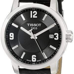 Tissot PRC 200 Herrklocka T055.410.16.057.00 Svart/Läder Ø39.3 mm