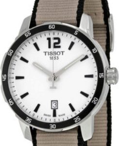 Tissot PRS 200 Herrklocka T095.410.17.037.00 Silverfärgad/Textil