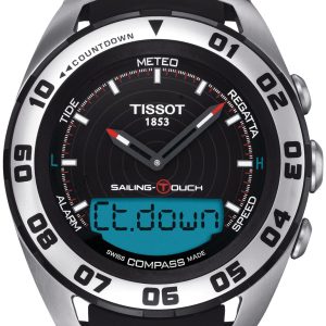 Tissot Sailing-Touch Herrklocka T056.420.21.051.00 Svart/Stål Ø45 mm