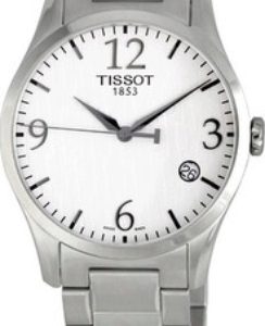 Tissot Stylis-T Herrklocka T028.410.11.037.00 Vit/Stål Ø39 mm