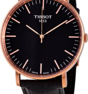 Tissot T-Classic Herrklocka T109.610.36.051.00 Svart/Läder Ø42 mm