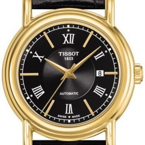 Tissot T-Gold Damklocka T907.007.16.058.00 Svart/Läder Ø29.5 mm