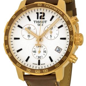 Tissot T-Sport Damklocka T095.417.36.037.02 Silverfärgad/Läder Ø42