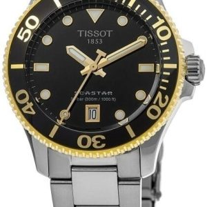 Tissot T120.210.21.051.00 Seastar Svart/Stål Ø36 mm