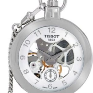 Tissot T853.405.19.412.00 T-Pocket 1920 Mechanical Silverfärgad Ø49