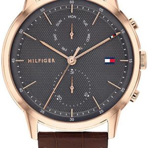 Tommy Hilfiger 99999 Herrklocka 1710435 Grå/Läder Ø44 mm