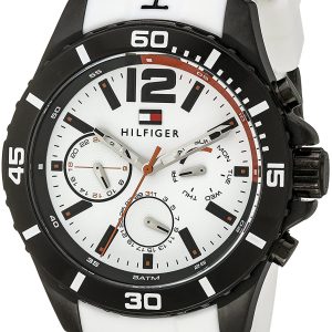 Tommy Hilfiger 99999 Herrklocka 1791146 Vit/Gummi Ø46 mm