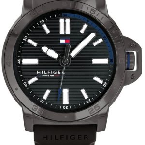 Tommy Hilfiger 99999 Herrklocka 1791587 Svart/Gummi Ø43 mm