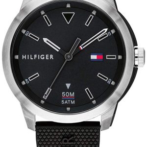 Tommy Hilfiger 99999 Herrklocka 1791622 Svart/Gummi Ø44 mm