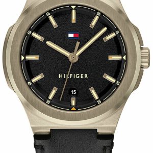 Tommy Hilfiger 99999 Herrklocka 1791647 Svart/Läder Ø44 mm