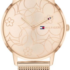 Tommy Hilfiger Alex Damklocka 1782369 Roséguldstonad/Roséguldstonat