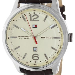 Tommy Hilfiger Andre Herrklocka 1710315 Beige/Läder Ø44 mm