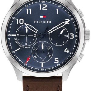 Tommy Hilfiger Asher Herrklocka 1791855 Blå/Läder Ø44 mm