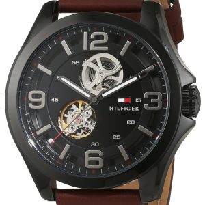 Tommy Hilfiger Bruce Herrklocka 1791280 Svart/Läder Ø44 mm