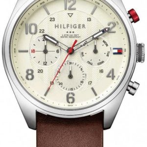 Tommy Hilfiger Corbin Herrklocka 1791188 Beige/Läder Ø44 mm