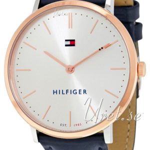 Tommy Hilfiger Damklocka 1781689 Ultra Slim Vit/Läder Ø40 mm