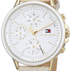 Tommy Hilfiger Damklocka 1781790 Sport Silverfärgad/Läder Ø40 mm